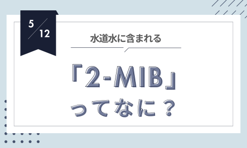 カビ臭い水の正体を探れ！2-MIB（カビ臭）の謎を解明