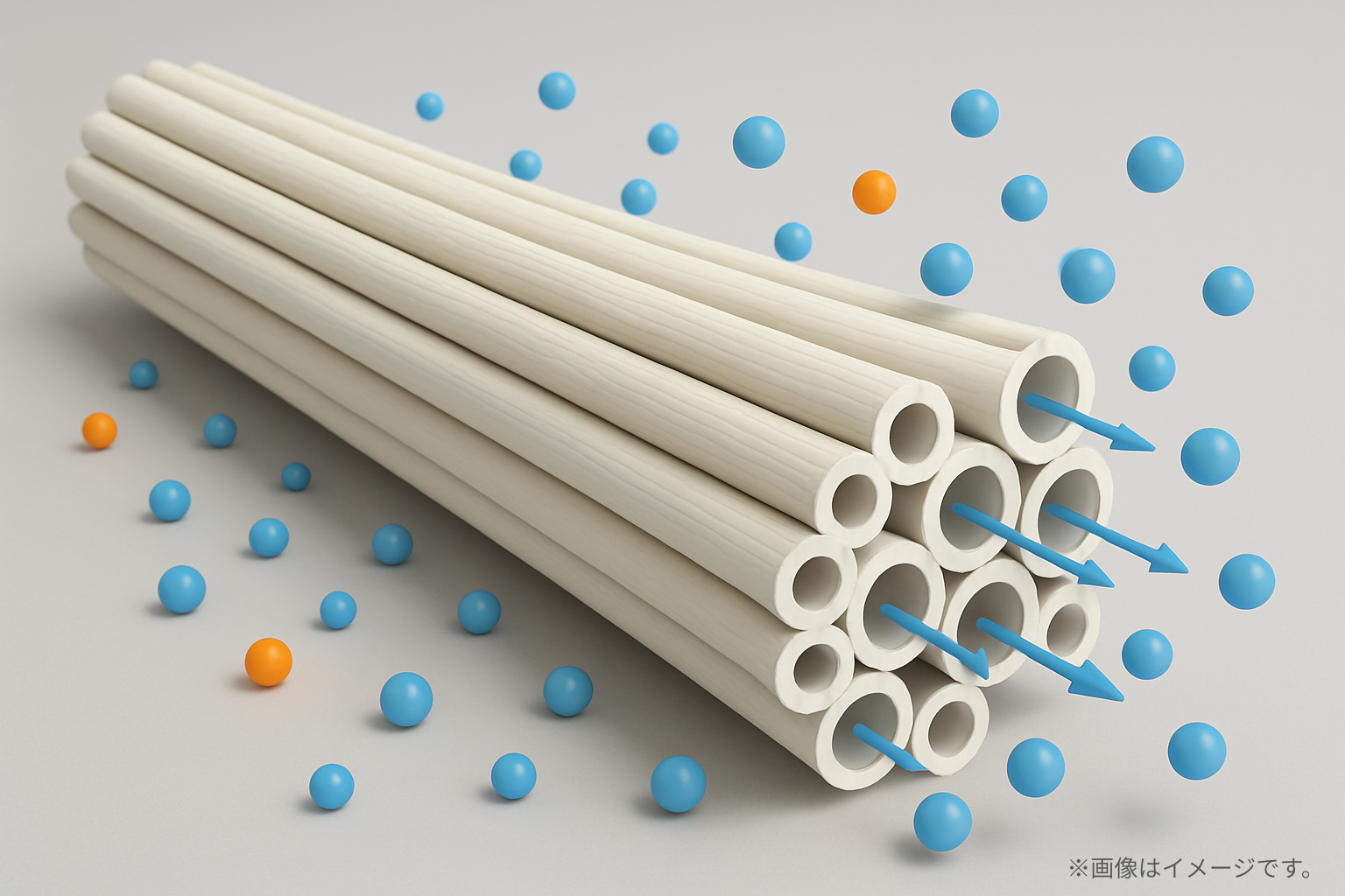 中空糸膜イメージ画像